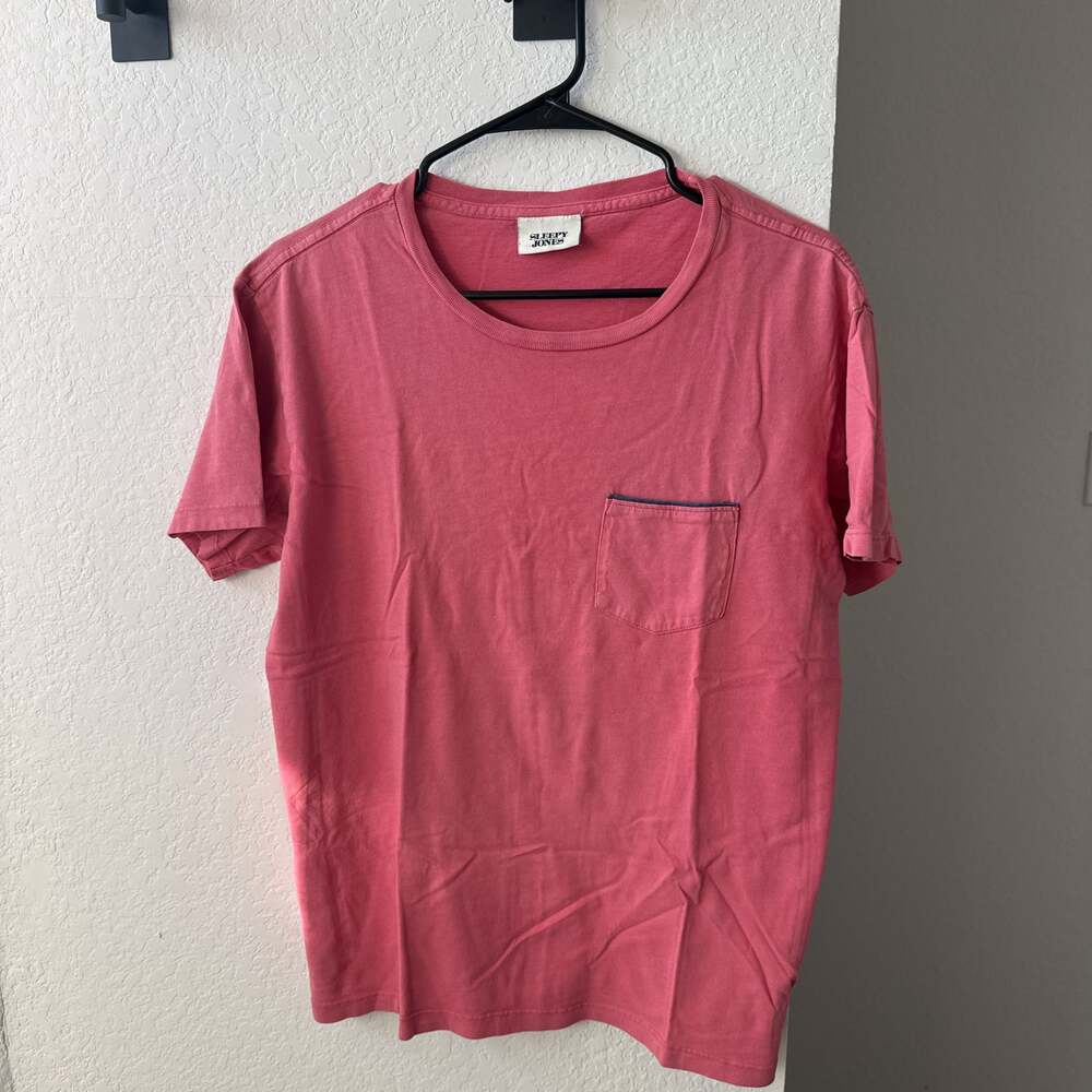 Sleepy Jones Jackson Short Sleeve White Logo T-Shirt